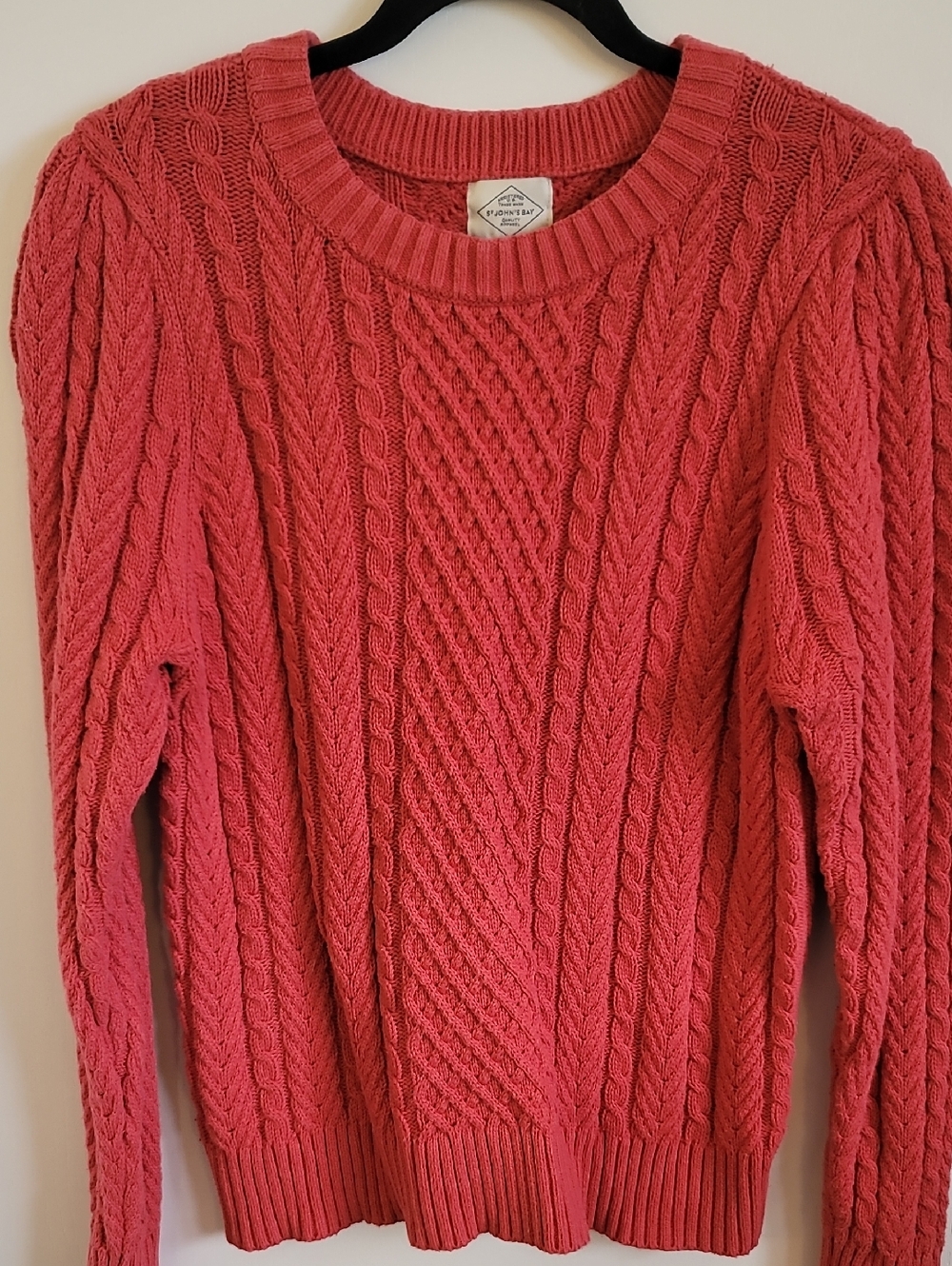 St. John's Bay Coral Knit Sweater